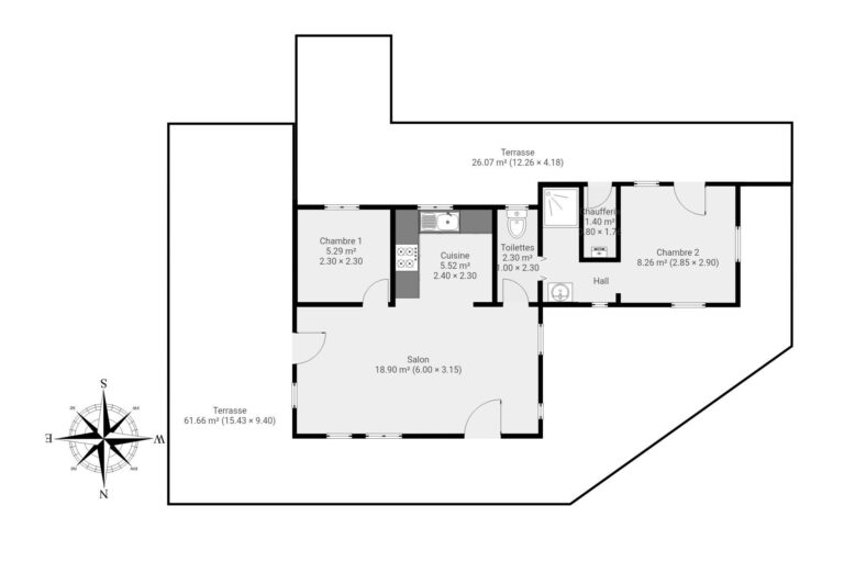 Condrogest - Chalet 2 chambres à vendre à Hastière