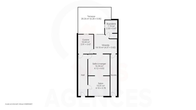 Condrogest - VENDU !!! Maison 5 chambres avec jardin à vendre au centre de Ciney