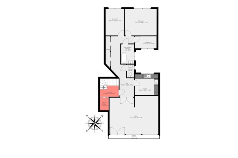 Condrogest - Appartement 3 chambres en bord de Meuse à vendre à Dinant