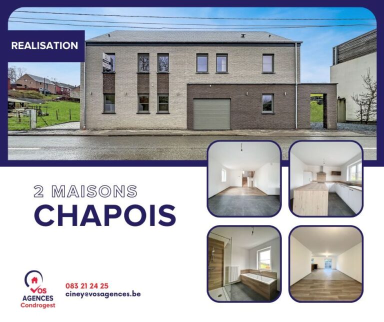Condrogest - Maison neuve 3 chambres à vendre à Havelange