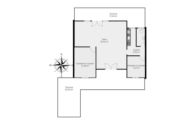 Condrogest - Chalet 2 chambres à vendre à Hastière