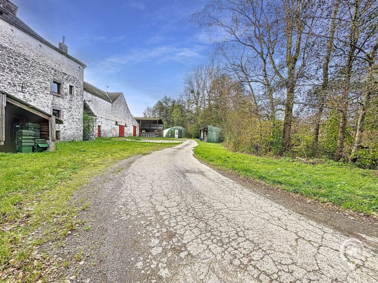 Condrogest - SOUS OPTION !!! Ancienne ferme en U à vendre à l'entrée de Marche-en-Famenne