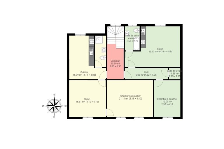 Condrogest - Immeuble de rapport 6 unités à vendre à Dinant