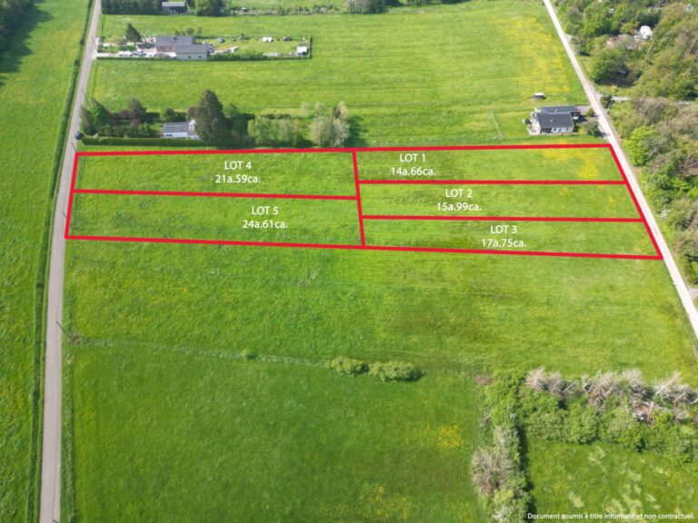 Condrogest - OPTION - Superbe terrain constructible à vendre