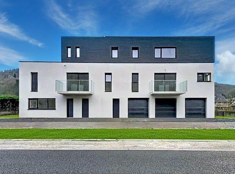 7 appartements neufs à vendre à Yvoir, proche de la Meuse