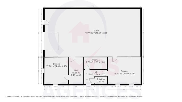 Condrogest - Entrepôt avec espace bureau à louer à Sorinnes