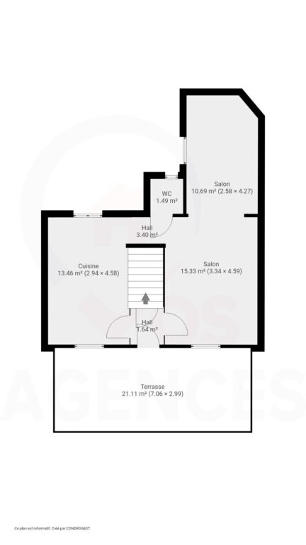 Condrogest - SOUS OPTION !!! Maison 2 chambres + terrain à bâtir à vendre à Ciney