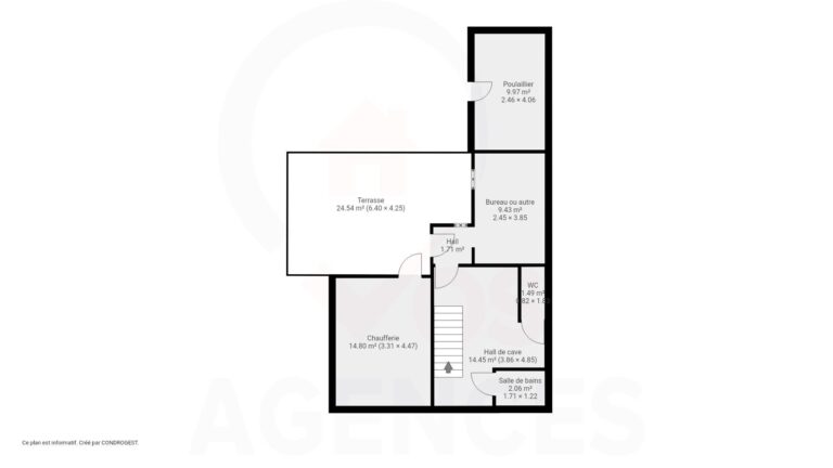 Condrogest - SOUS OPTION !!! Maison 2 chambres + terrain à bâtir à vendre à Ciney