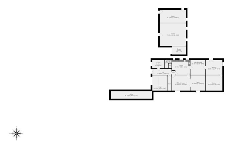 Condrogest - Dinant vaste corps de logis de ferme sur 32 ares