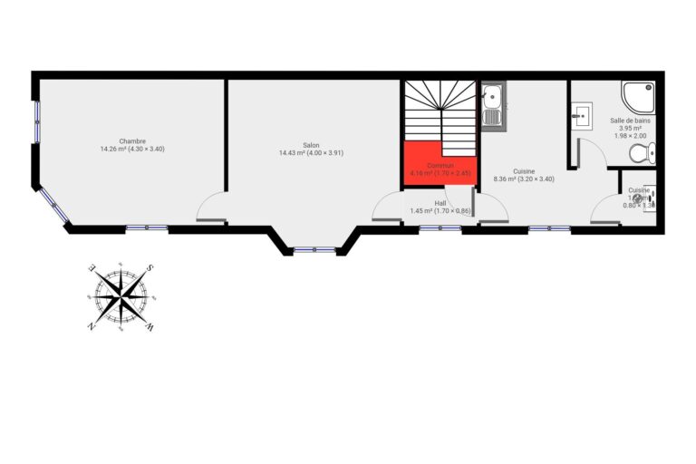 Condrogest - Immeuble de rapport de 4 unités à vendre à Dinant