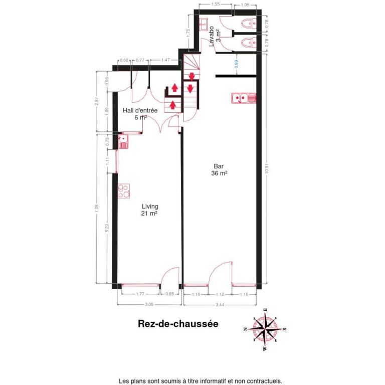 Condrogest - SOUS OPTION !!! Immeuble mixte à rénover