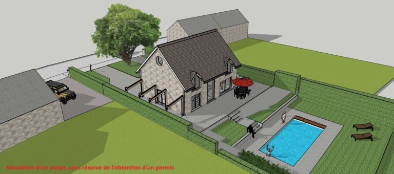 Condrogest - Terrain de 22ares 54ca avec superbe vue à vendre