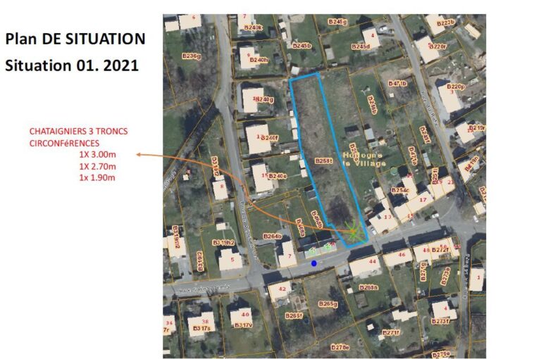 Condrogest - Terrain de 22ares 54ca avec superbe vue à vendre