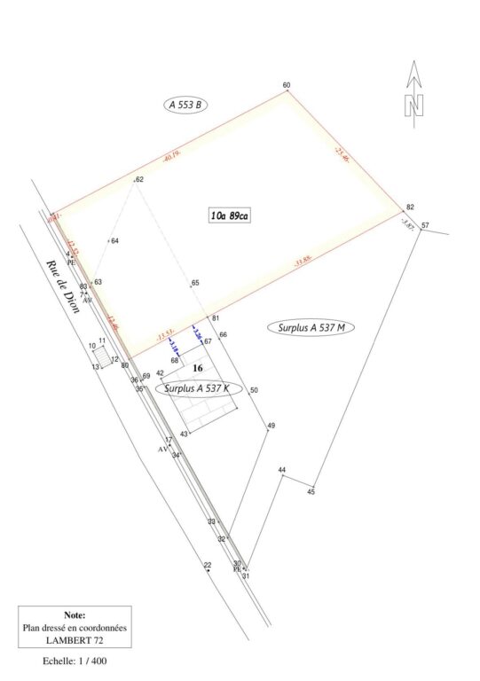 Condrogest - Beau terrain à Javingue