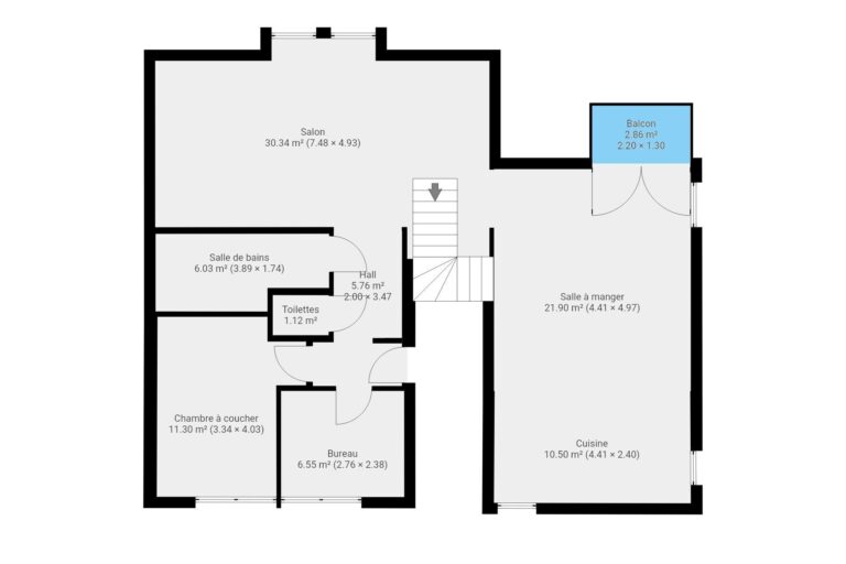 Condrogest - Duplex 3 chambres avec balcon