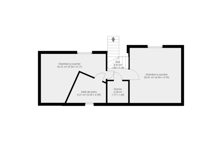 Condrogest - Duplex 3 chambres avec balcon