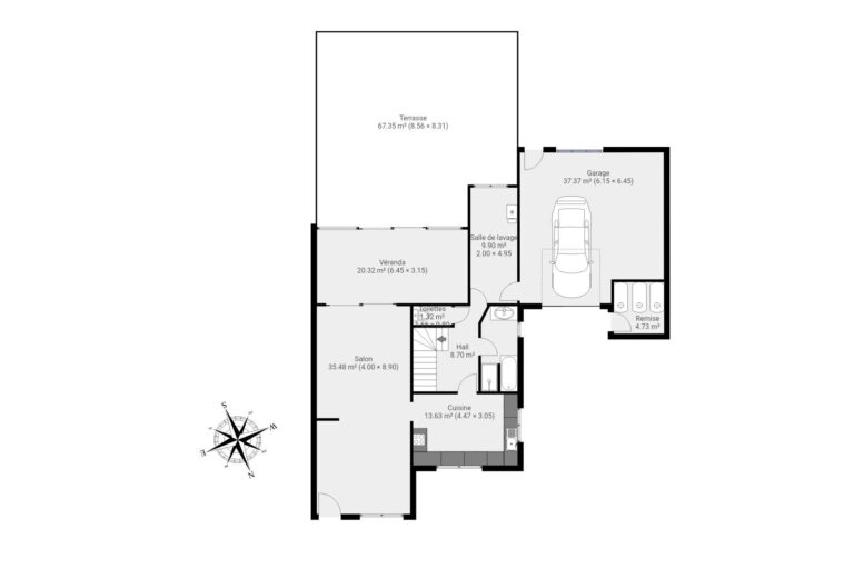 Condrogest - Fermette 3 chambres à vendre à Awagne