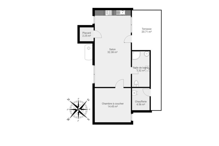 Condrogest - Chalet 1 chambre à vendre en parfait état dans les campagnes d'Onhaye