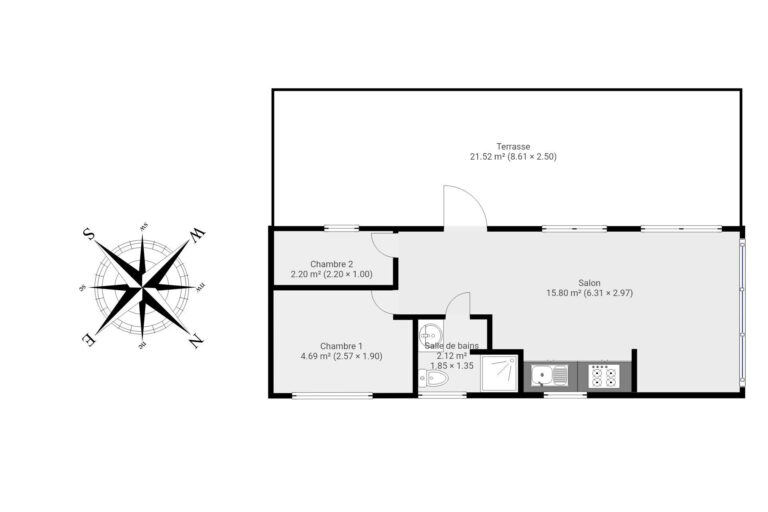 Condrogest - Chalet de 25 m² à vendre à Yvoir - La Gayolle