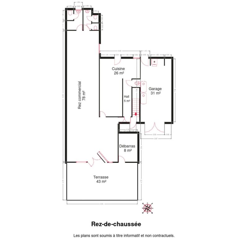 Condrogest - Spacieuse maison de 199m² bénéficiant d'un terrain de 7 ares.