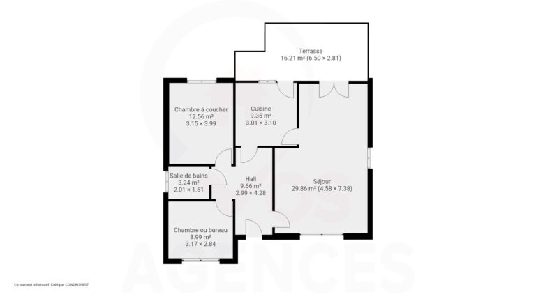 Condrogest - VENDU !!! Agréable maison de 4 chambres