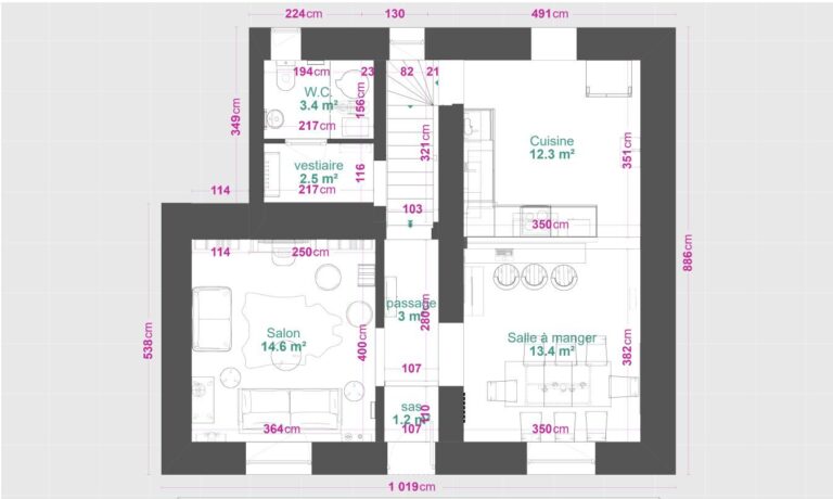 Condrogest - Superbe maison 3 chambres au centre de Beauraing LOUE