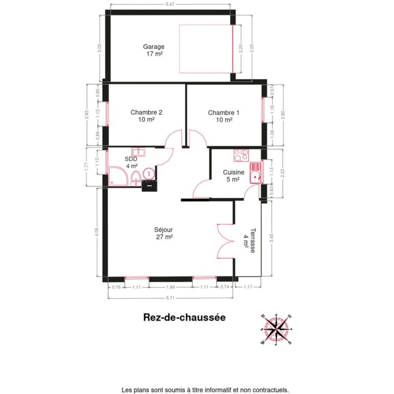 Condrogest - Maison 4 façades sur une parcelle de 5 ares