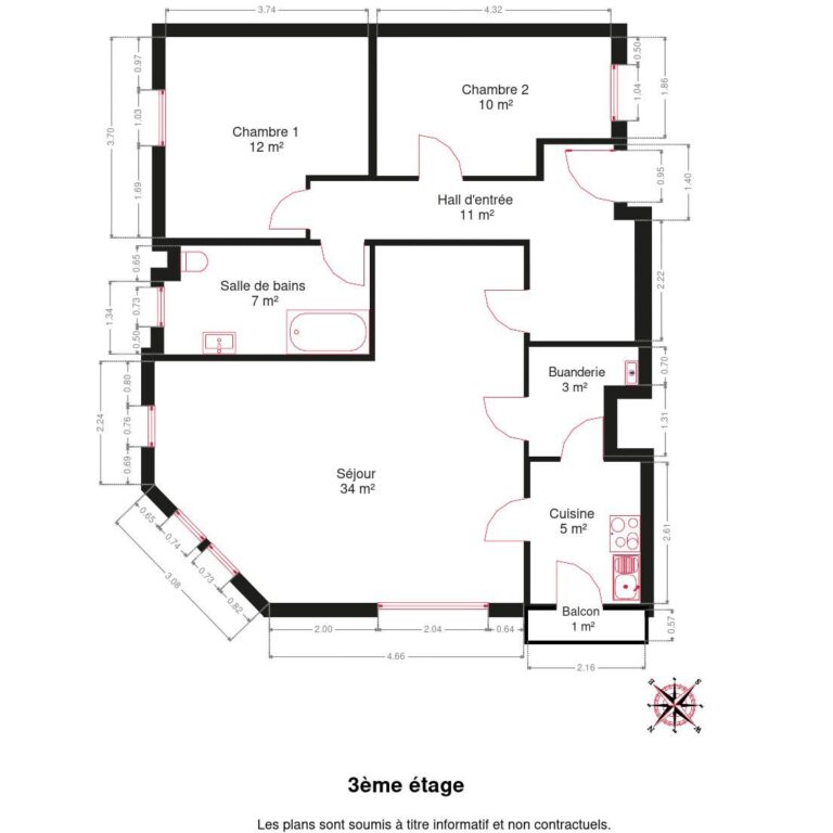 Condrogest - Appartement 2 chambres à vendre au centre de Dinant