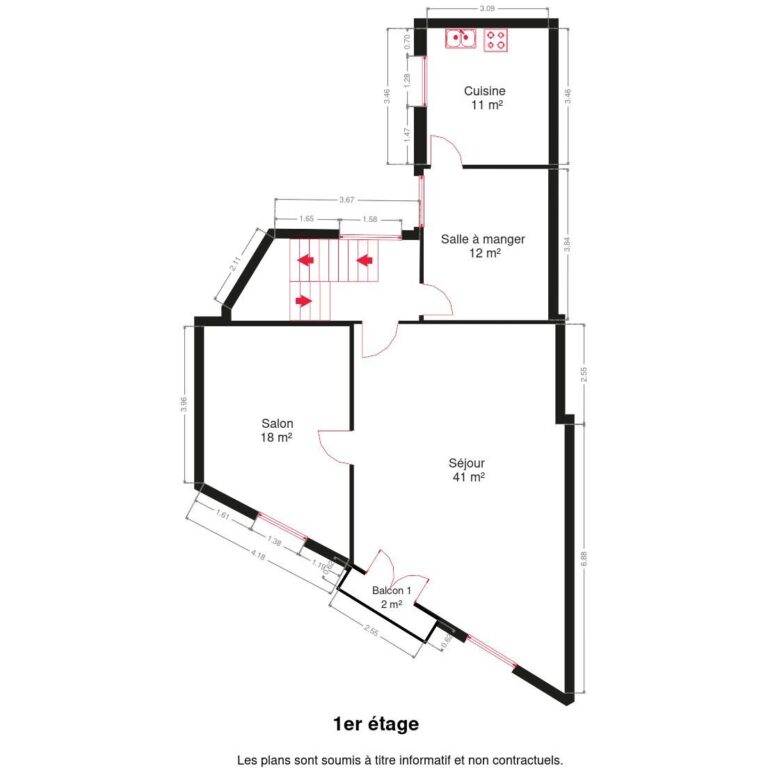 Condrogest - Maison de commerce avec duplex à vendre au centre de Dinant