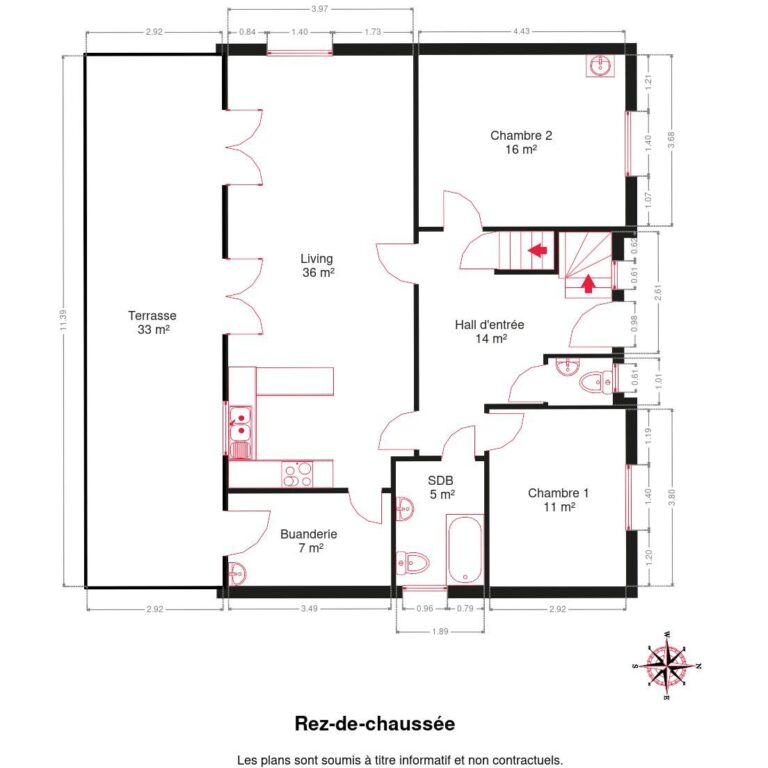Condrogest - Villa 4 chambres avec garage et sous-sols à vendre à Dinant