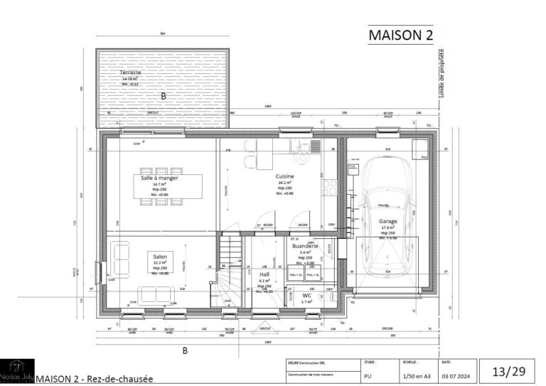 Condrogest - Nouvelle construction 3 chambres à Anseremme - Dinant