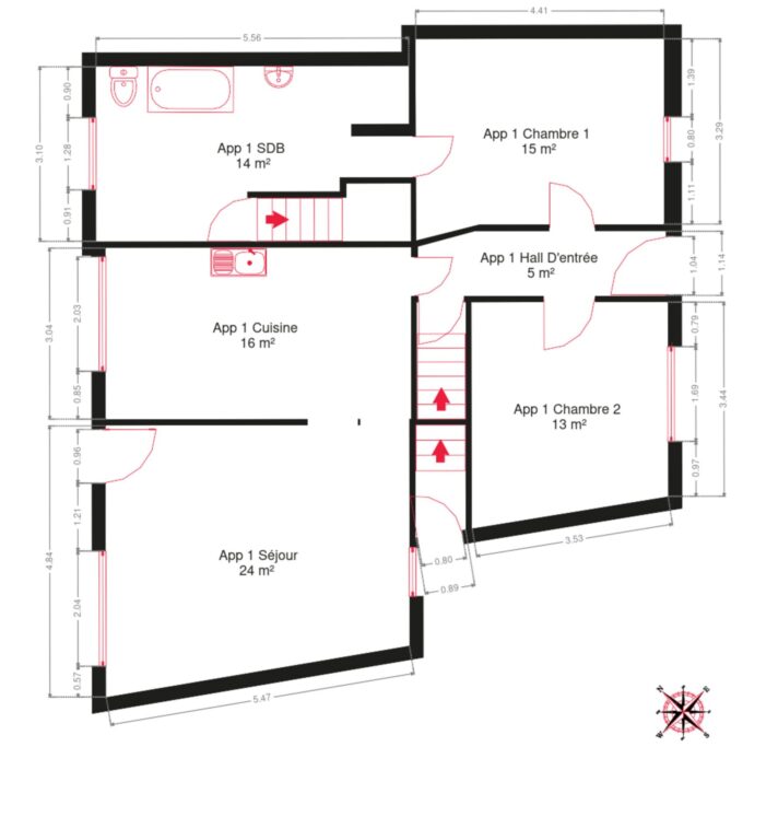 Condrogest - Maison composée de 2 unités à vendre, en bord de Meuse
