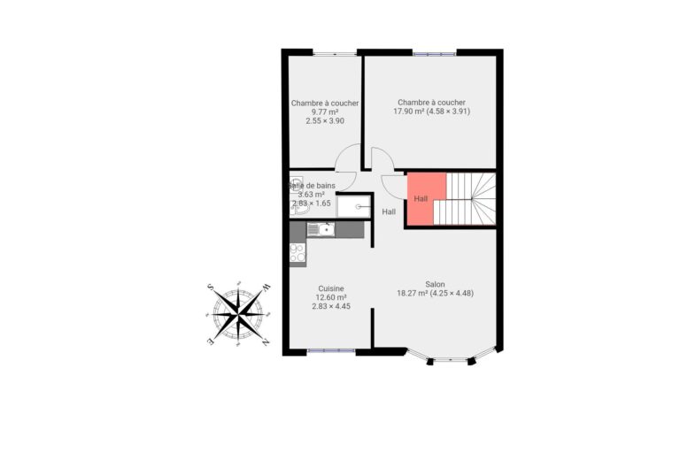 Condrogest - Appartement 2 chambres à louer au centre de Dinant