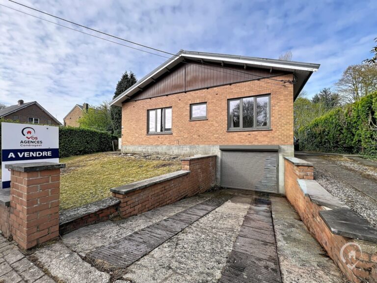 Condrogest - Maison de plain-pied rénovée PEB A++ à vendre à Jumet