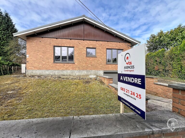 Condrogest - Maison de plain-pied rénovée PEB A++ à vendre à Jumet
