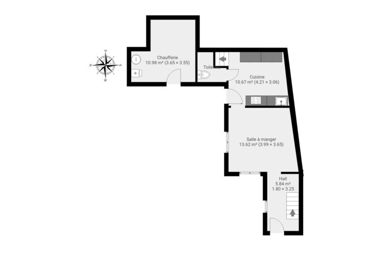 Condrogest - Maison 3 chambres à vendre au centre de Dinant