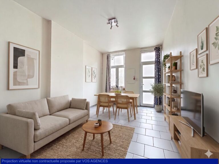 Condrogest - OPTION ! Maison 2 chambres à vendre à Fleurus - louée 700€