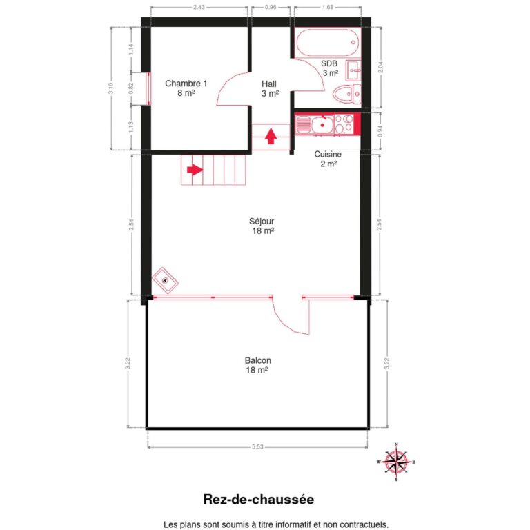 Condrogest - Bungalow 3 façades à Hastière avec terrasse sud