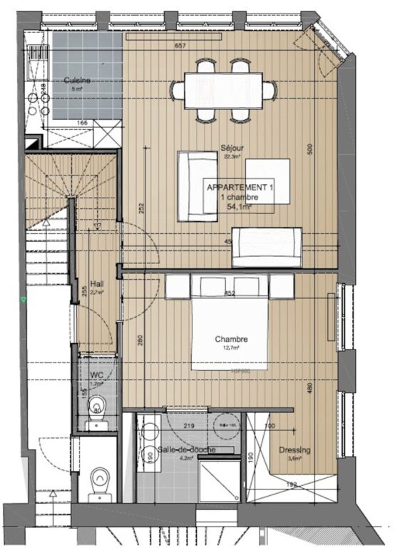 Condrogest - Appartement 1 chambre au centre de Namur