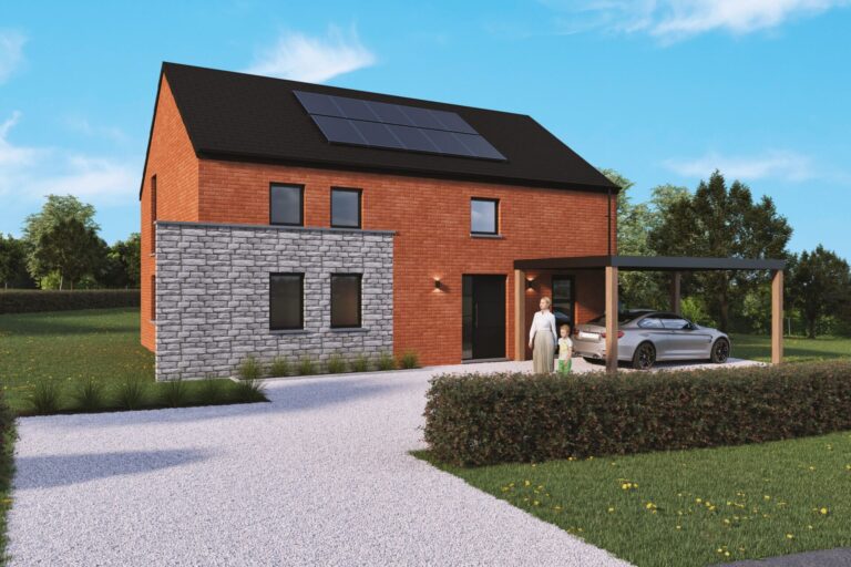 4 maisons neuves 4 façades à Humain - 3