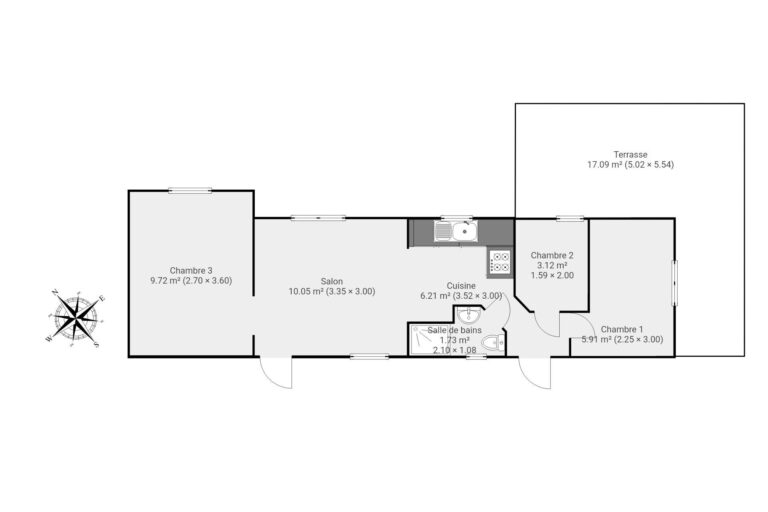 Condrogest - Caravane résidentielle 3 chambres à vendre à Hastière