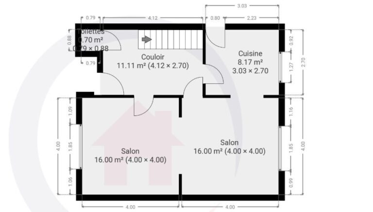 Condrogest - VENDU - Maison avec jardin à rénover à vendre à Forrières