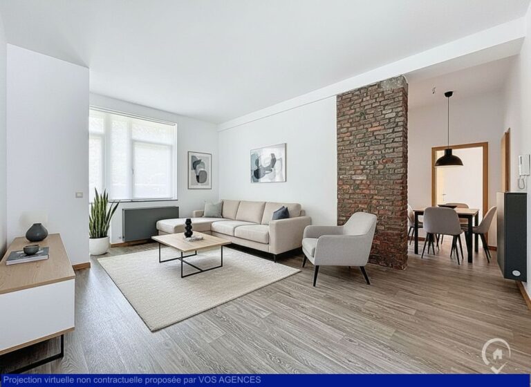 Condrogest - VENDU!! Appartement 2 chambres à vendre à Ciney, avec jardin commun
