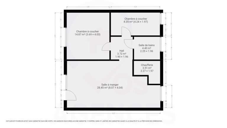 Condrogest - VENDU!! Appartement 2 chambres à vendre à Ciney, avec jardin commun