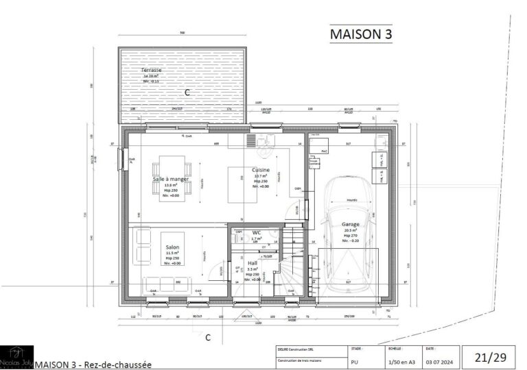 Condrogest - Nouvelle construction 4 chambres à Anseremme - Dinant