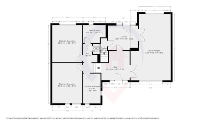 Condrogest - Villa 4 façades 3 chambres à vendre à Haillot
