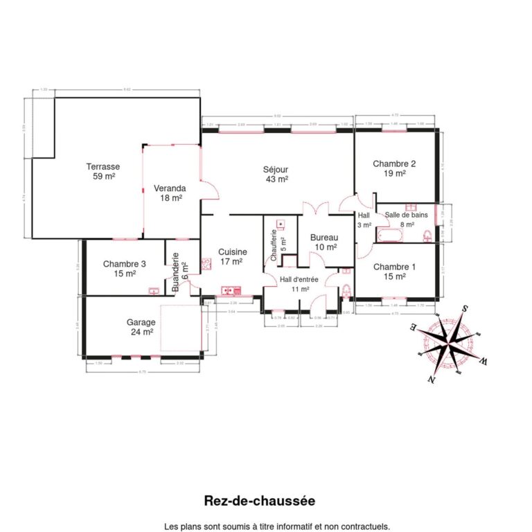 Condrogest - Villa plain-pied 3 ch avec vue dégagée à Inzemont - Hastière